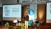 Talkshow tentang inovasi yang merupakan rangkaian Festival Vokasi di Sekolah Vokasi UGM, Senin (20/5/2024). (foto : istimewa)
