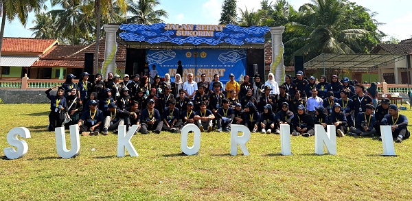 Panitia Jalan Sehat Desa Sukorini. (foto : istimewa) 