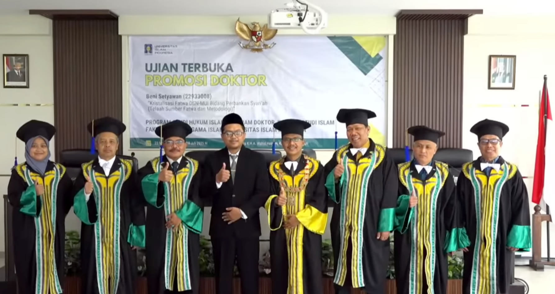 Beni Setyawan raih gelar Doktor Hukum Islam dari UII (foto: istimewa)
