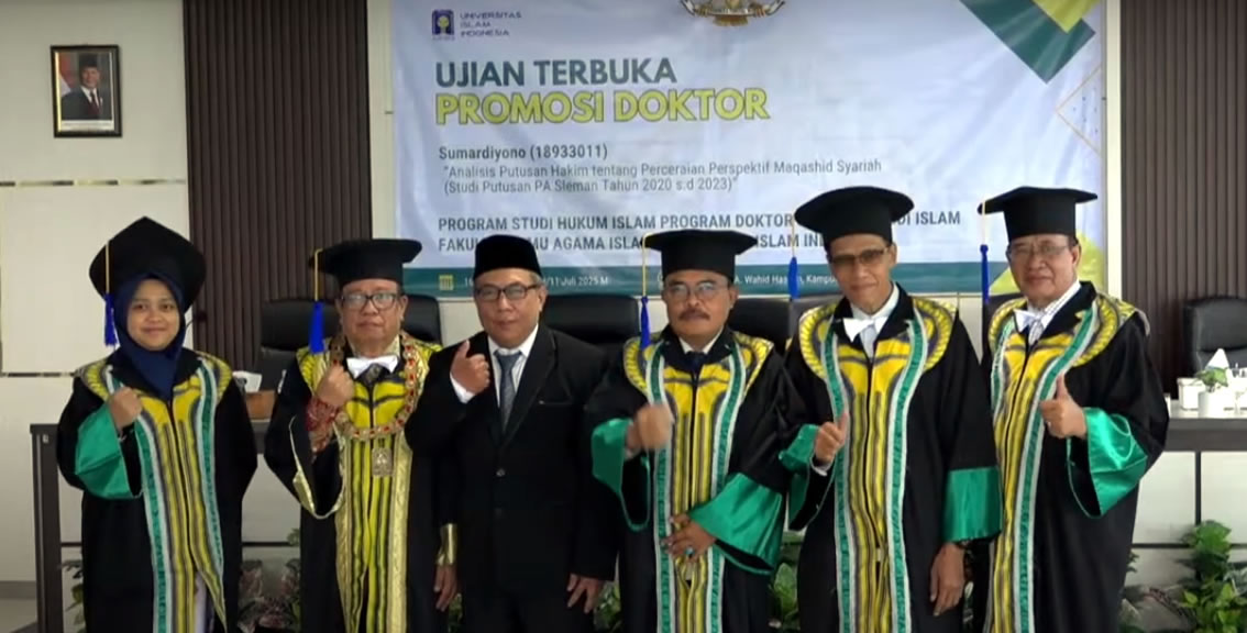 Sumardiyono, ASN Kementerian Agama Sleman raih gelar Doktor Hukum Islam di FIAI UII (foto: istimewa)