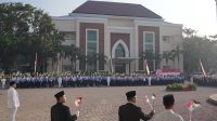 Upacara peringatan HUT RI ke 80 di Kampus Terpadu UII. (foto : istimewa)