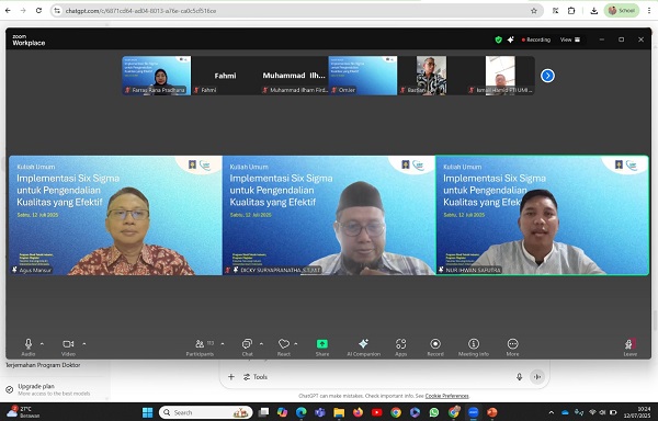 Dari kiri ke kanan : Agus Mansur, Dicky Suryapranatha dan Nur Ihwan Safutra saat menyampaikan materi Kuliah Umum. (foto : istimewa)