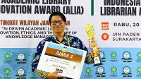Sulistya Nur Ginanjar yang menjadi juara 3 di Indonesian Academic Librarian Award (IALA) 2025. (foto : istimewa)