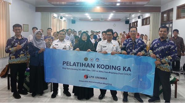 Pembukaan pelatihan Koding dan KKA di Fakultas Teknik (FT) UNIMMA, Rabu (10/9/2025) lalu. (foto : istimewa)