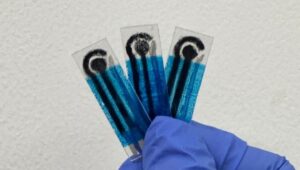 Hasil deteksi mikroplastik. (foto : istimewa)