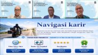 Kiri ke kanan: Dr Ahmad Luthfi, Manajer Akademik Keilmuan Magister Informatika FTI UII, Adityanto Prayogo, dan R Teduh Dirgahayu saat menyampaikan materi Kuliah Umum, Sabtu (20/6/2026). (foto : istimewa)