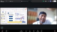 Kholid Haryono saat memaparkan hasil penelitian desertasi kepada wartawan secara virtual, Jumat (31/7/2026). (foto : istimewa)