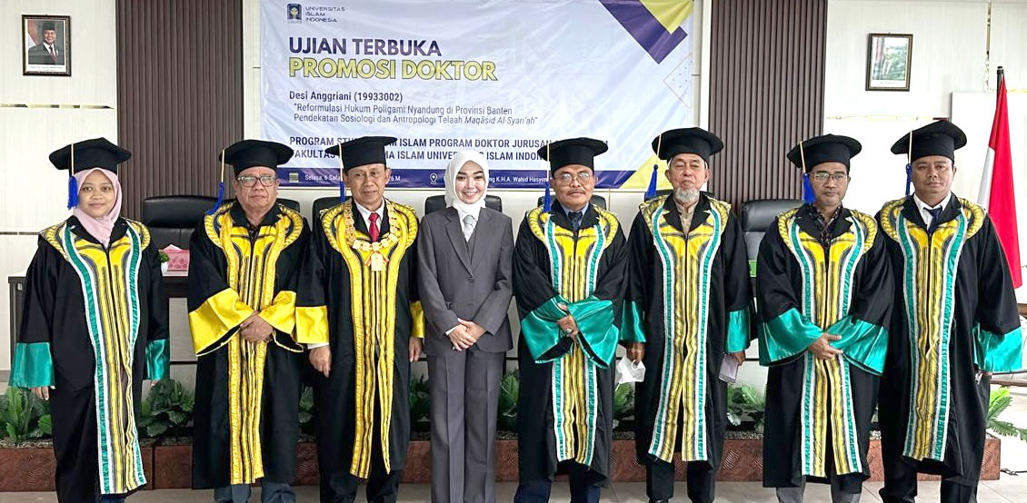 Desi Anggriani Raih Gelar Doktor Hukum Islam di FIAI UII (foto: DES A)