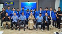 Pelepasan mahasiswa FTI UII yang akan mengikuti program double degree di Nanjing Xiaozhuang University (NXU), Tiongkok. (foto : istimewa)