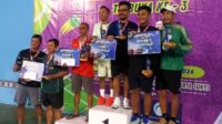 Para juara Kelompok Umur (KU) 100 Turnamen Pandoyono Terbuka 3 2026. (foto : heri purwata)
