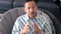Suhartoyo, Ketua Mahkamah Konstitusi Republik Indonesia saat menyampaikan materi kuliah di PKPA secara Daring, Sabtu (12/9/2026). (foto : istimewa)