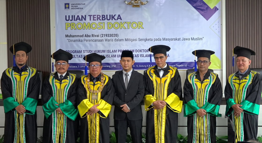 Muhammad Abu Rivai Raih Gelar Doktor di DHI UII